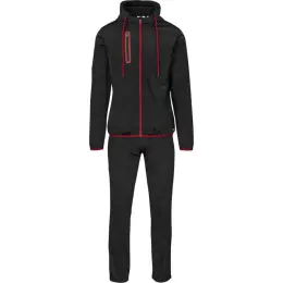 Unisex Slazenger Performance Tracksuit Black Front